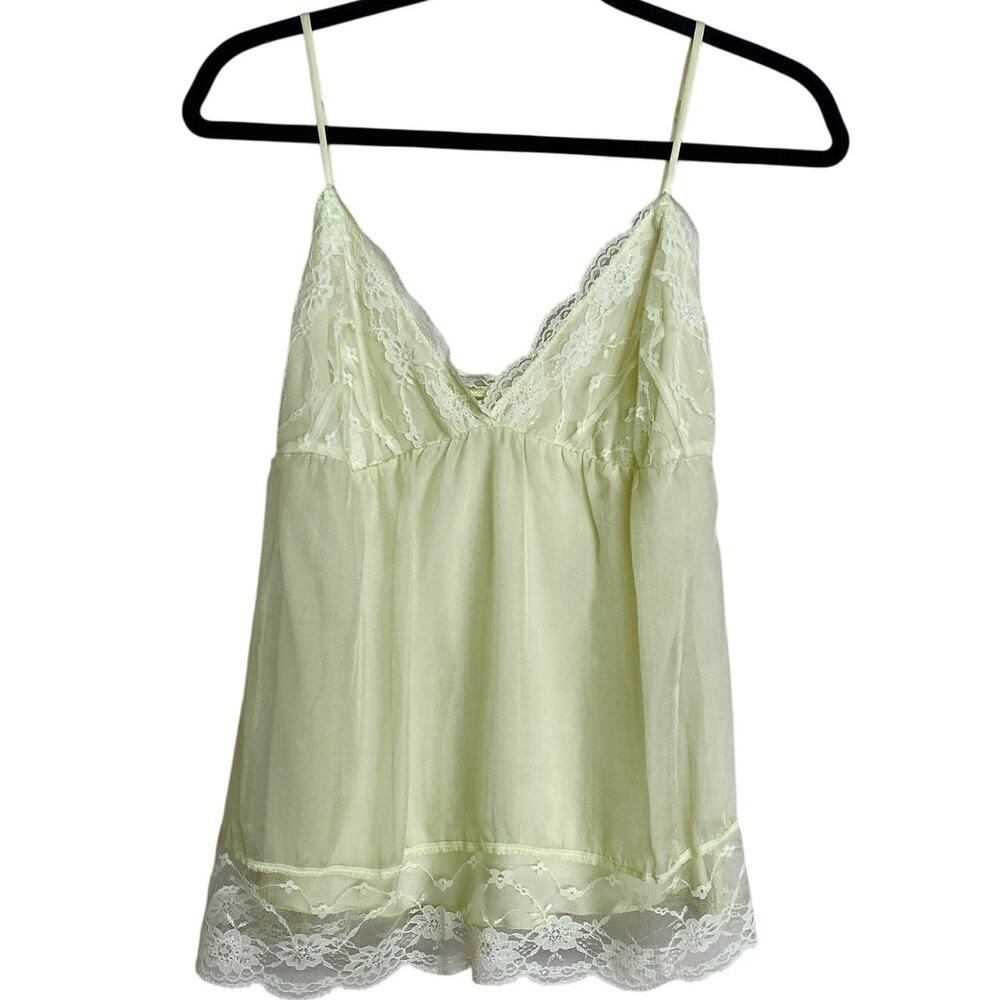 GOLD HAWK Yellow Silk Camisole - Size Small NWOT